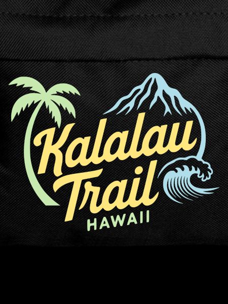 Kalalau Trail Hawaii Logo Design