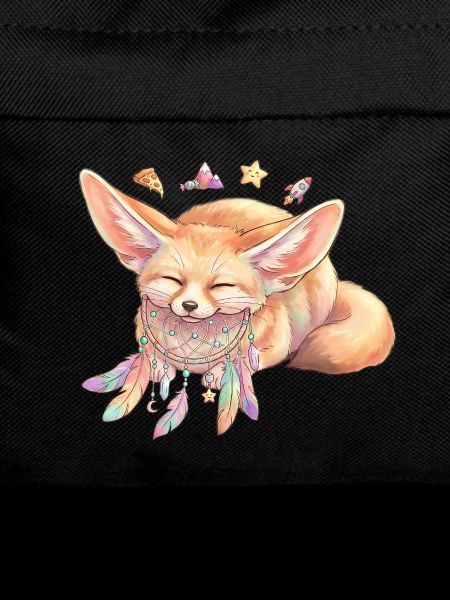 Dreamer fox with a dream catcher