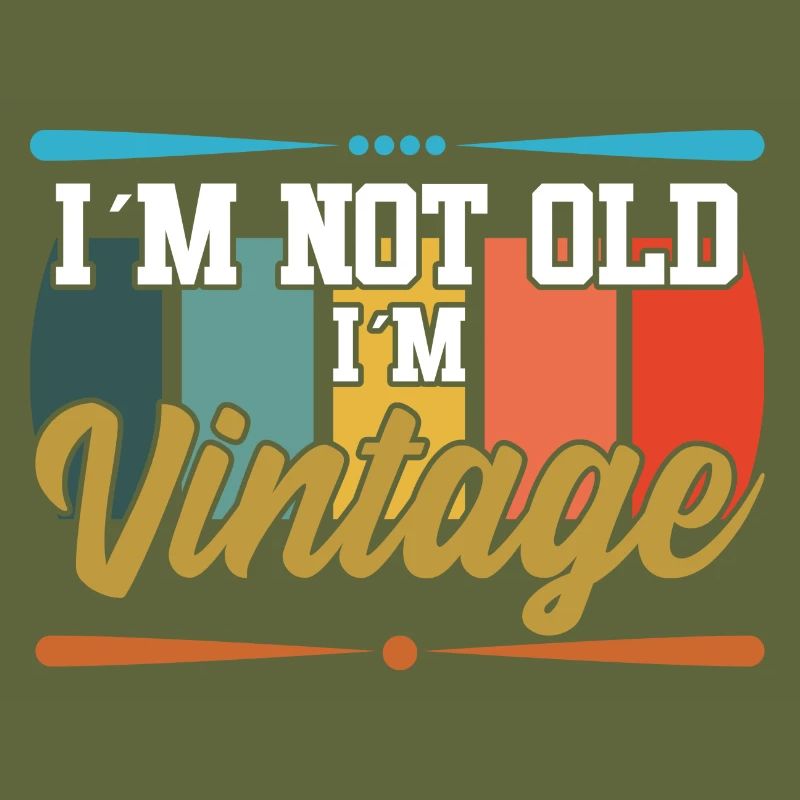 Ich bin nicht alt textile Geschenkidee