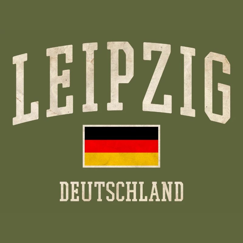Leipzig Germany Flag Look
