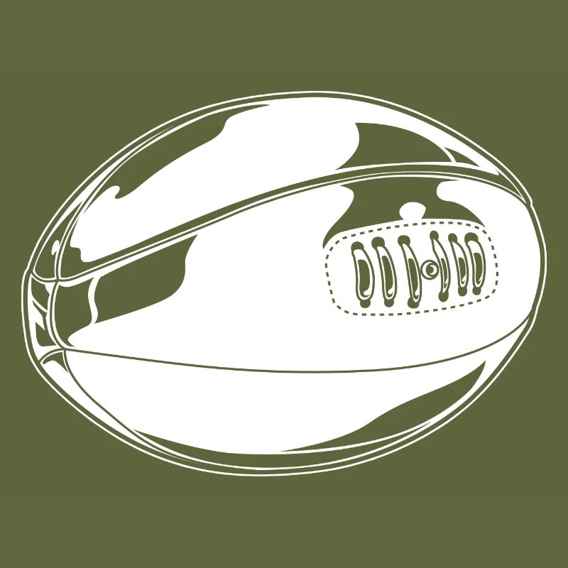 Rugby Ball Drawing