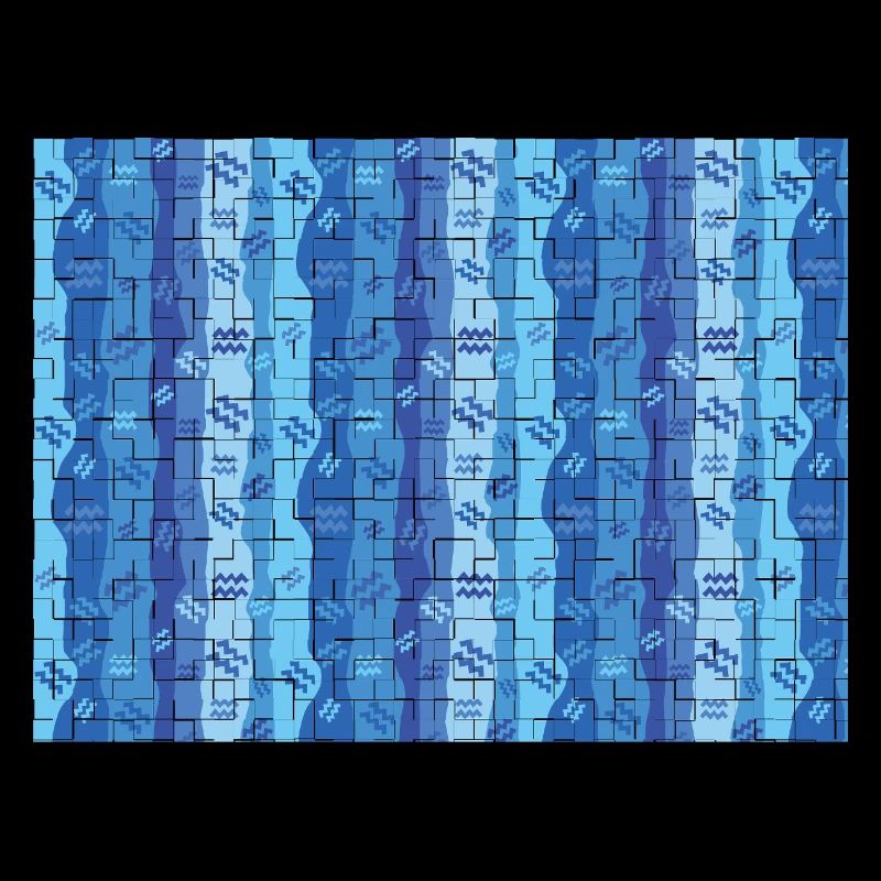Aquarius Tiled Stripes