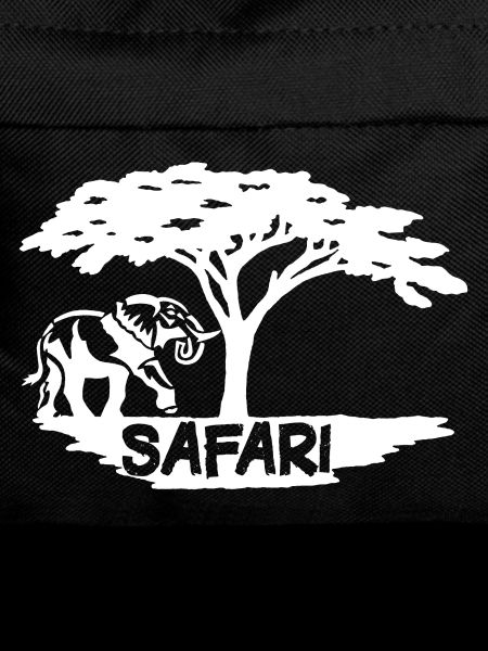 Safari and white elephant