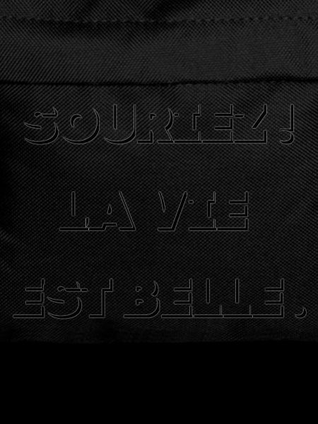 Neon Outline Typog Schwarz