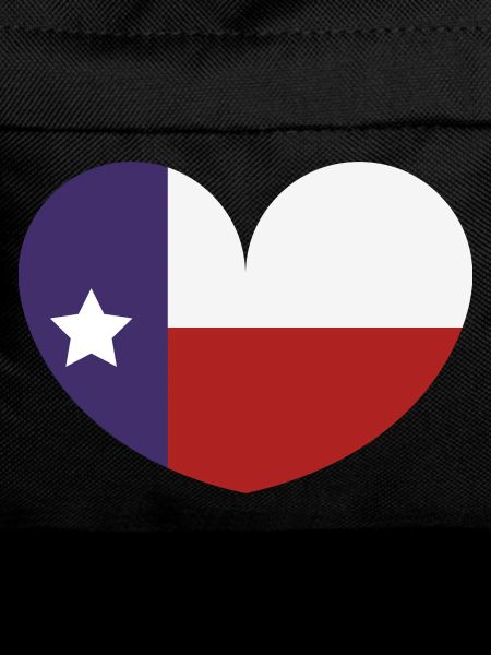 Texas heart flag