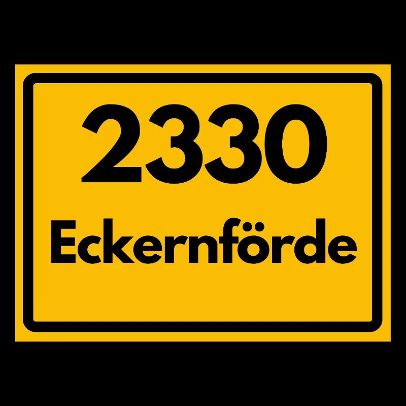 ALTE POSTLEITZAHL PLZ RETRO 2330 ECKERNFÖRDE FJORD