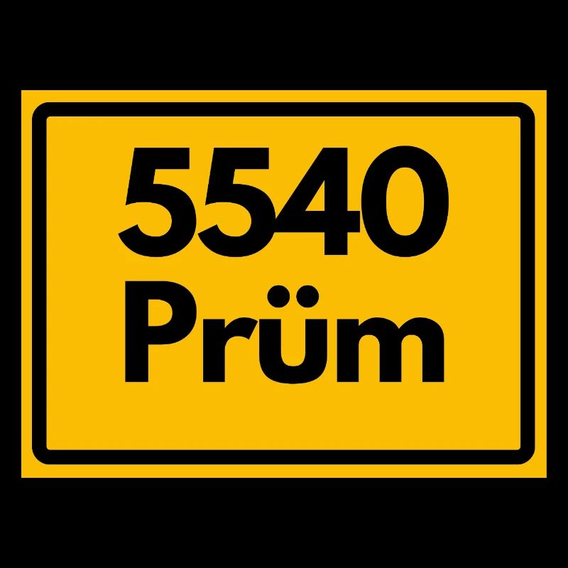 ALTE POSTLEITZAHL PLZ RETRO 5540 PRÜM