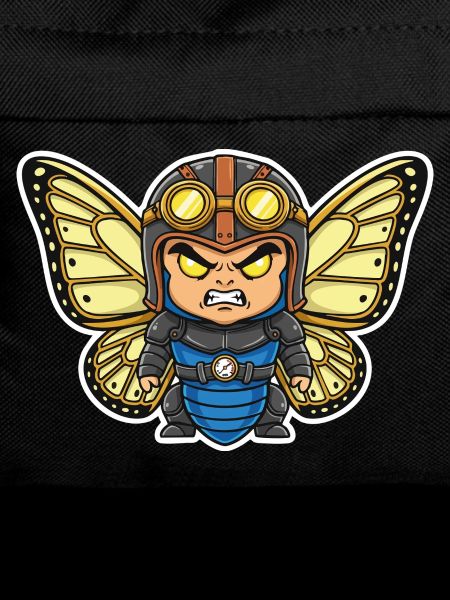 Steampunk Aviator Schmetterlingsblaue Rüstung