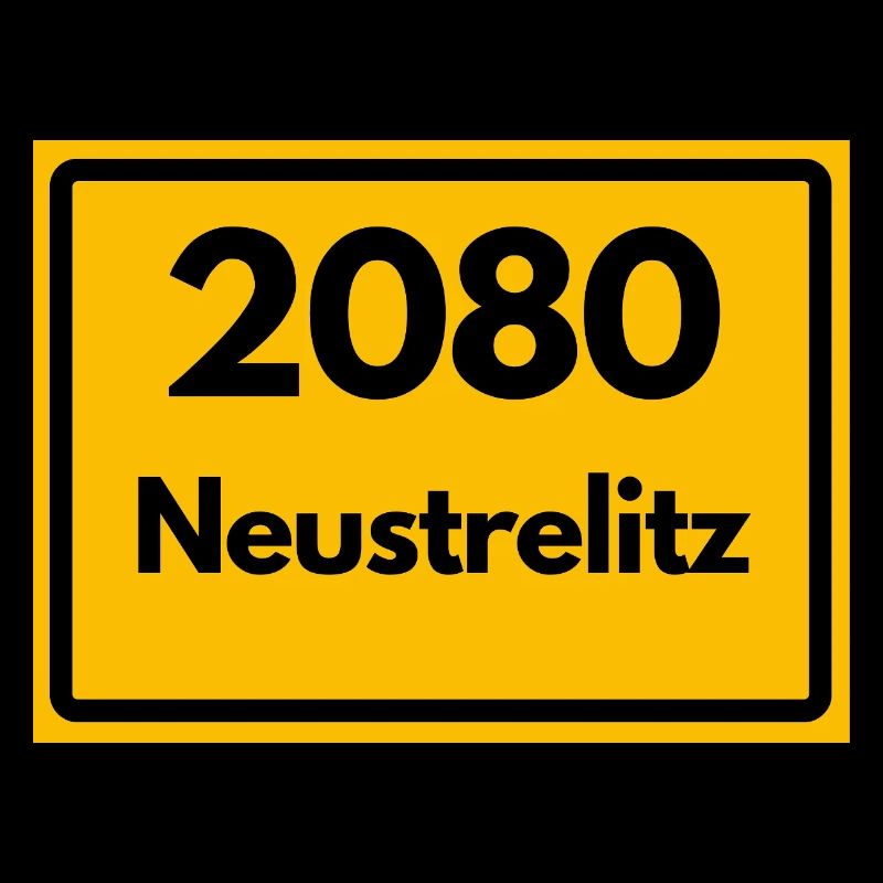 ALTE POSTLEITZAHL PLZ RETRO 2080 NEUSTRELITZ