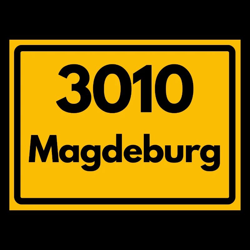 ALTE POSTLEITZAHL PLZ RETRO 3010 MAGDEBURG HEIMAT