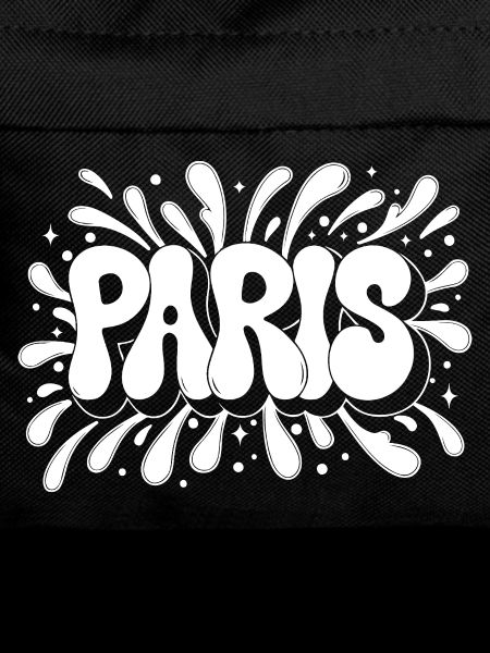 Paris Bubbles Graffiti-Weiß