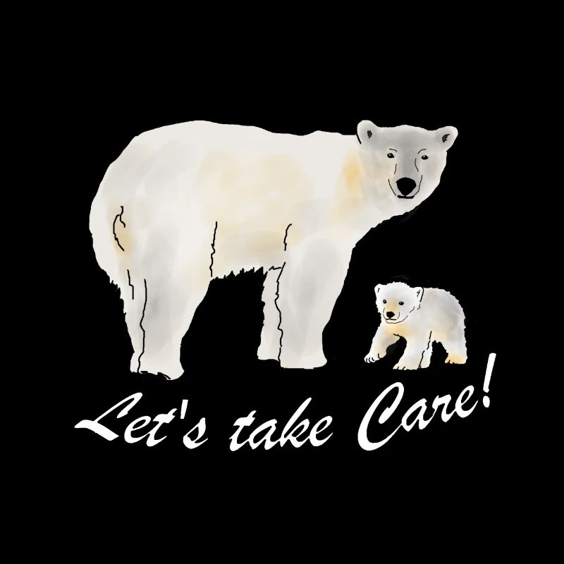 Polar bear, climate, environmental protection
