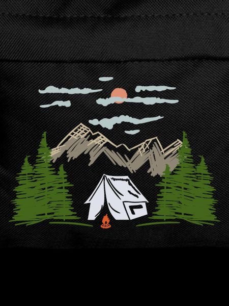 Camping Camping Mountain Motif Gift Idea