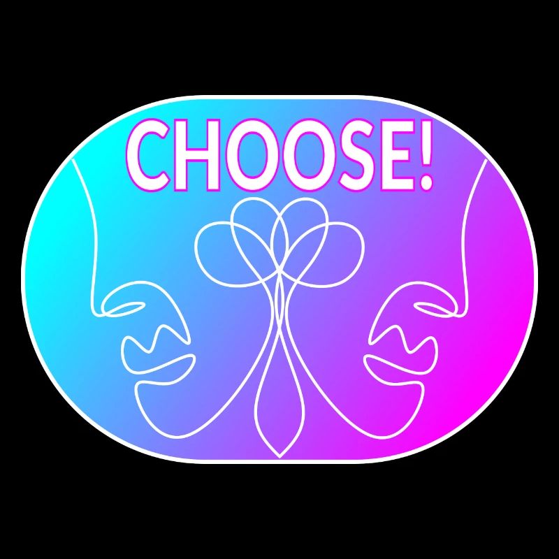 Line Art Drawing - Choose