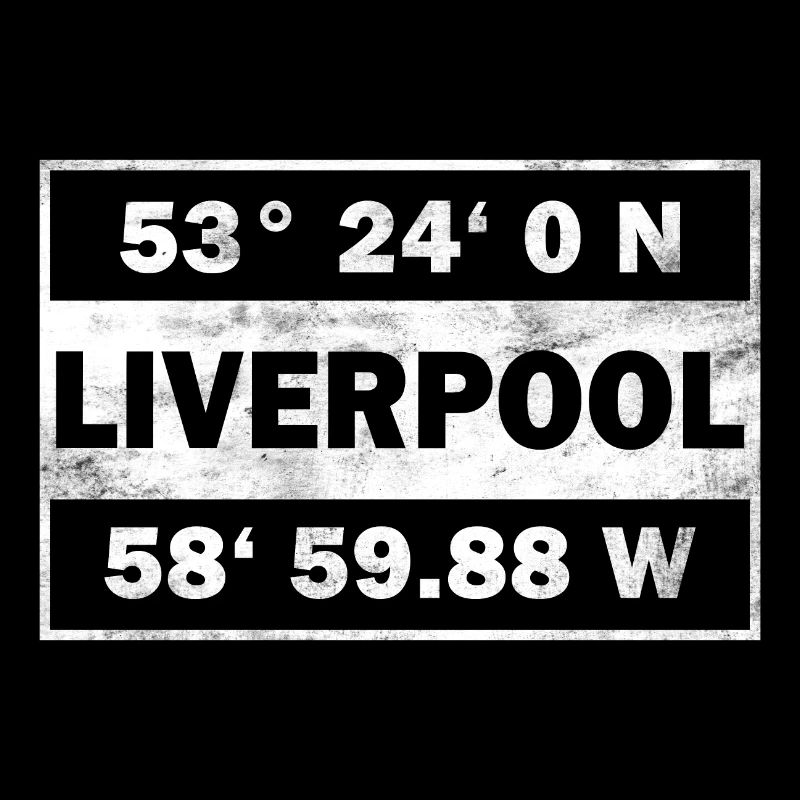 Liverpool Coordinates City England Liverpool