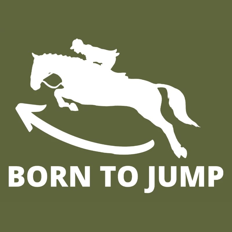 Dynamic jumping stallion