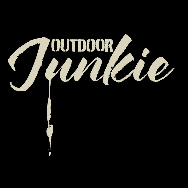 Adventurous Outdoor Junkie Lettering