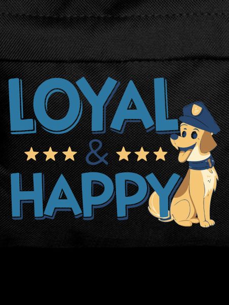 Loyal and Happy Dog Captain