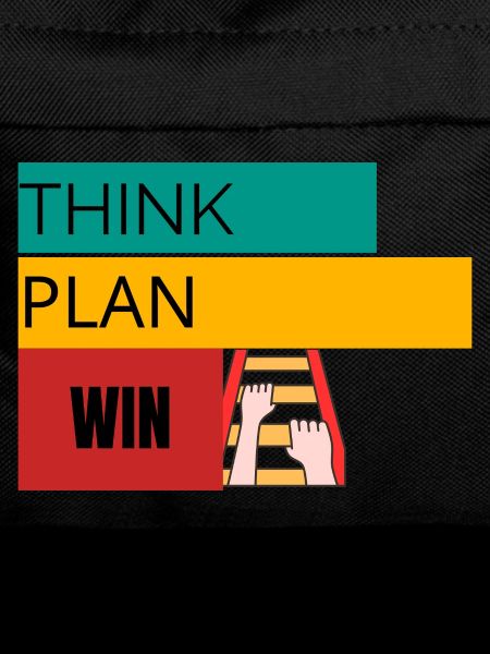 THINK · PLAN · WIN – Motivational T-Shirt