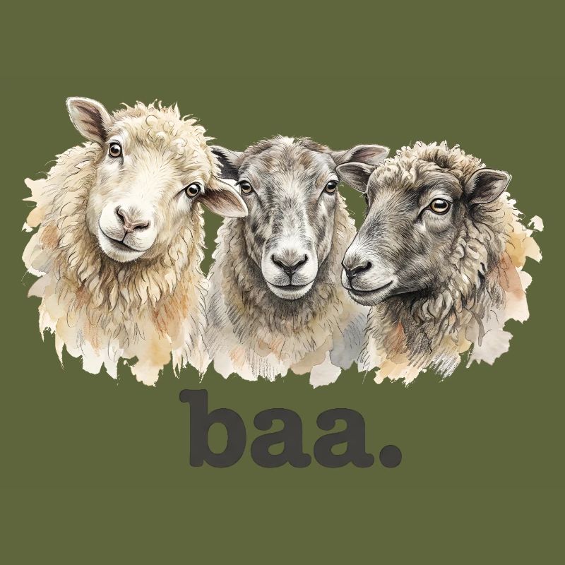Sheep Baa Funny Sheep Lover Funny Baa