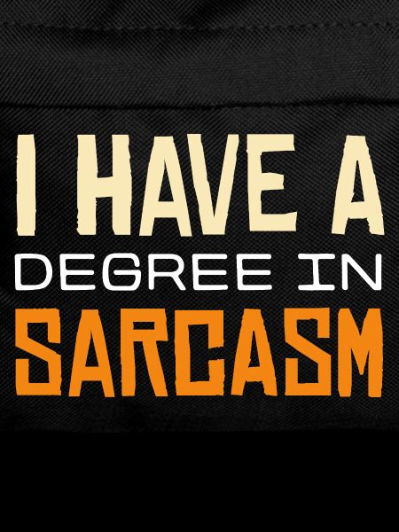 Sarcasm Graduation T-Shirt Design