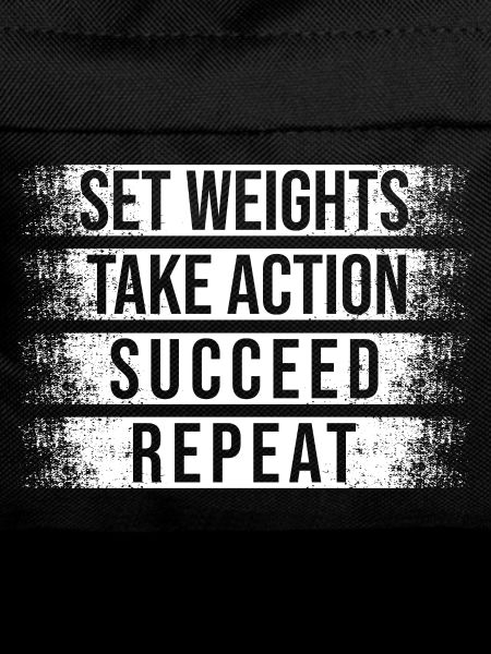 Powerlifting Bodybuilder Set Weights Take Action