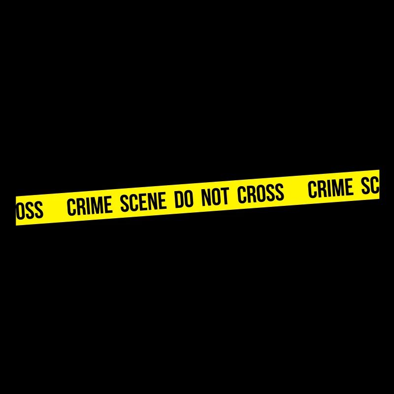 Crime scene do not cross
