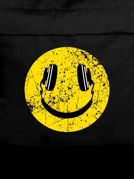 Music headphones smile