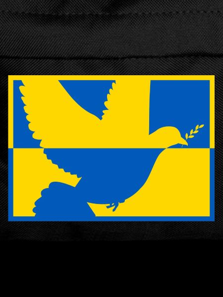 Ukrainian flag Dove of Peace