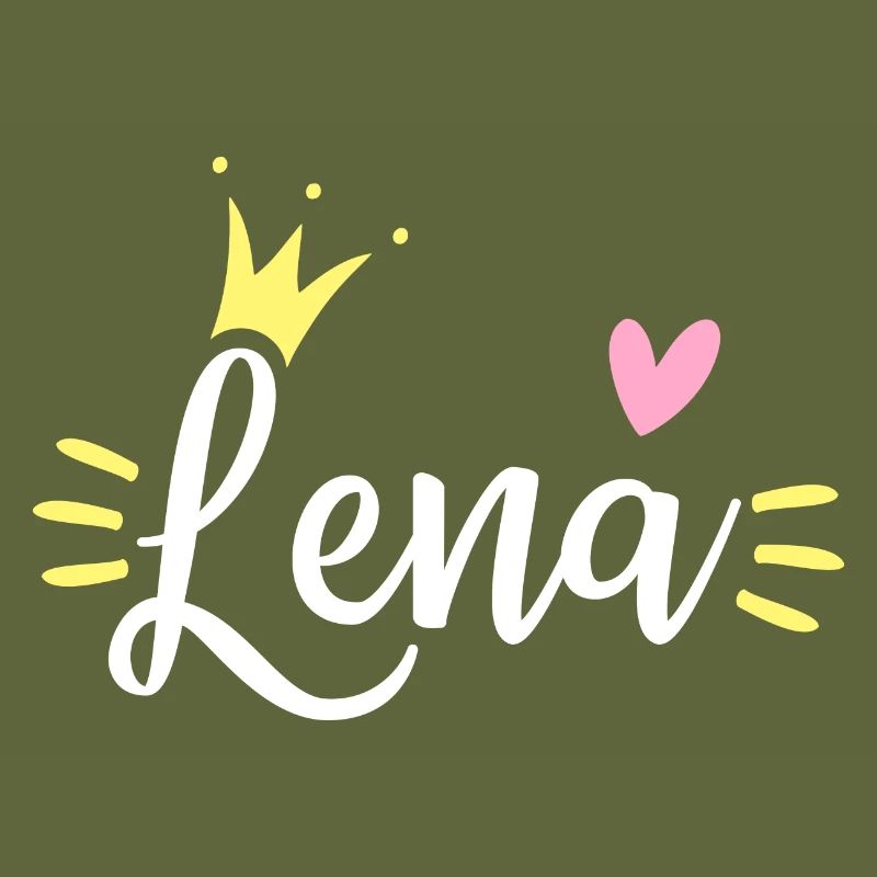 Lena Name Crown