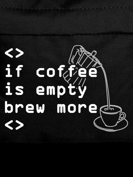 Kaffee Code Spruch Mehr Brühen