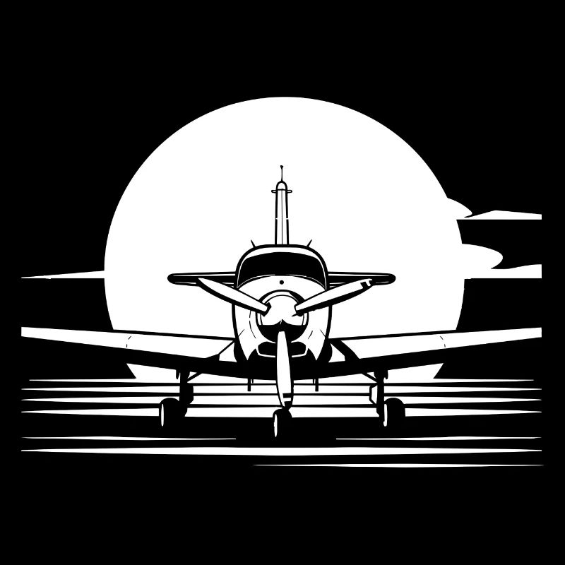 Flugzeug Skizze