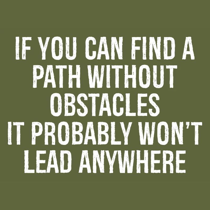 Si vous trouvez un chemin sans obstacles, c’est pro