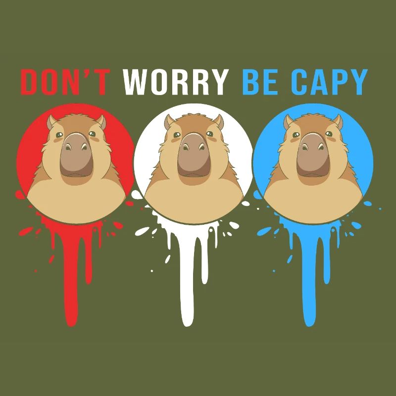 Dont Worry Be Cappy Capybara