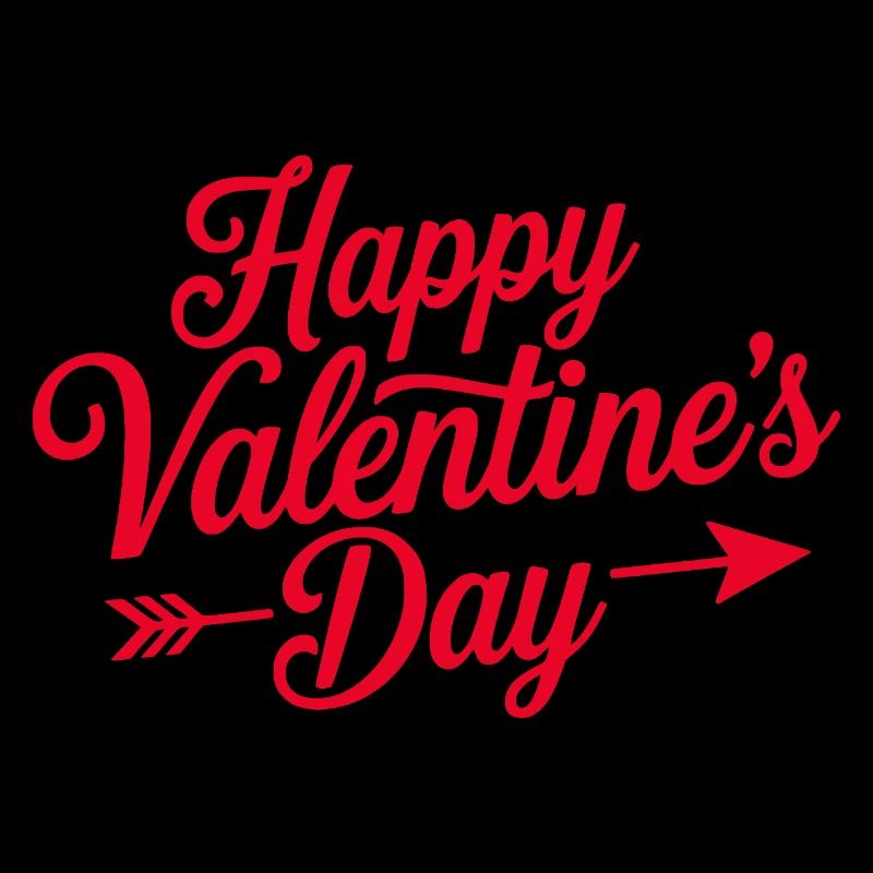 Valentine Script Heart Arrow