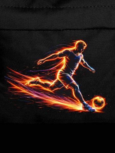 Soccer Player Energy Sport Design