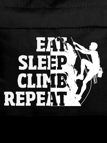 Eat Sleep Climb Repeat Climbing Saying