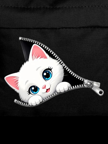 Cute Kitten Zipper Cat