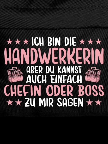Handwerkerin oder Chefin Handwerk