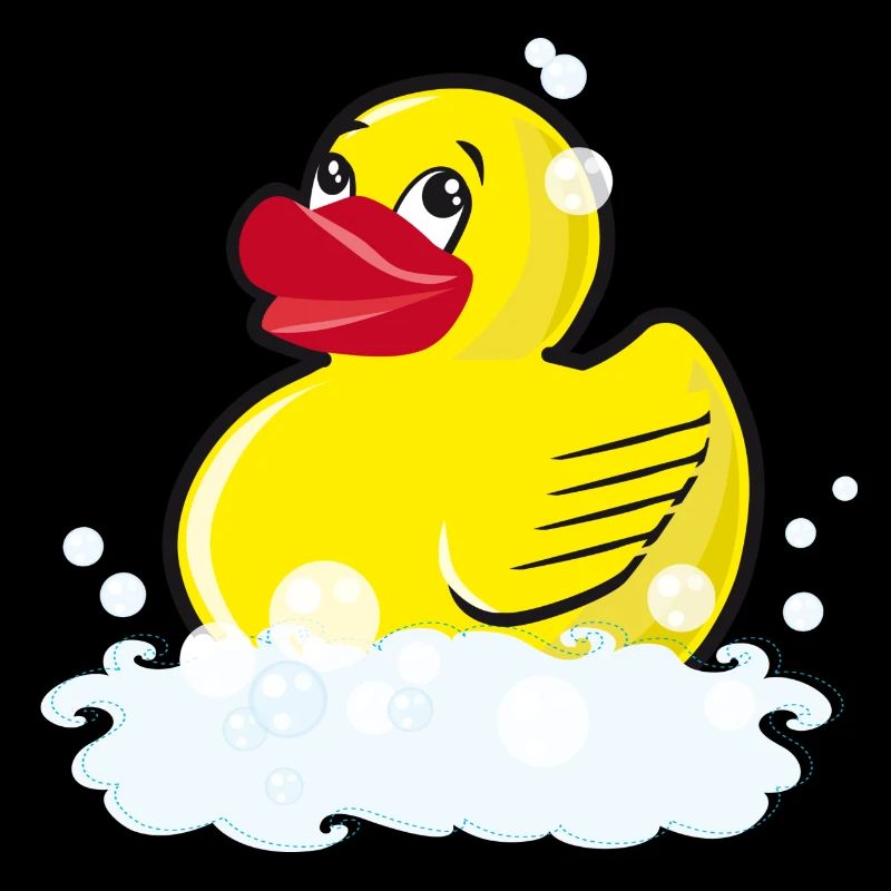 Quitsch Duck in Bath Rubber Duck