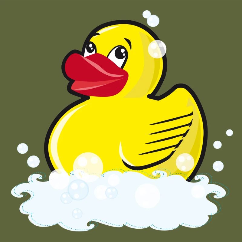 Quitsch Duck in Bath Rubber Duck