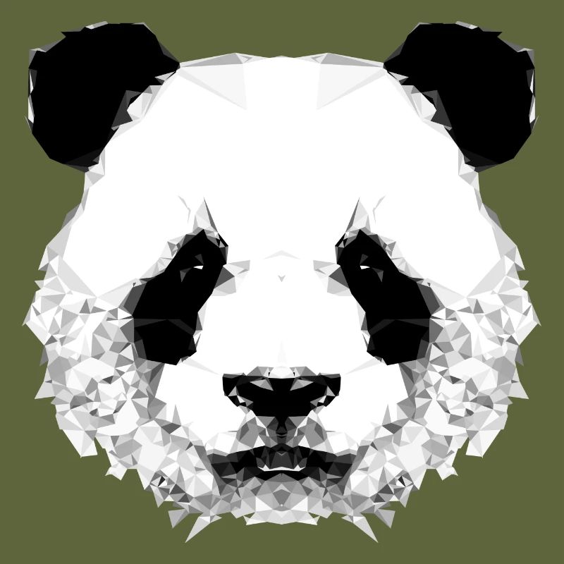 Geometrischer Panda