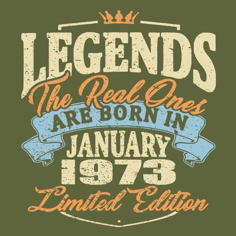 Echte Legenden werden im Januar 1973 geboren