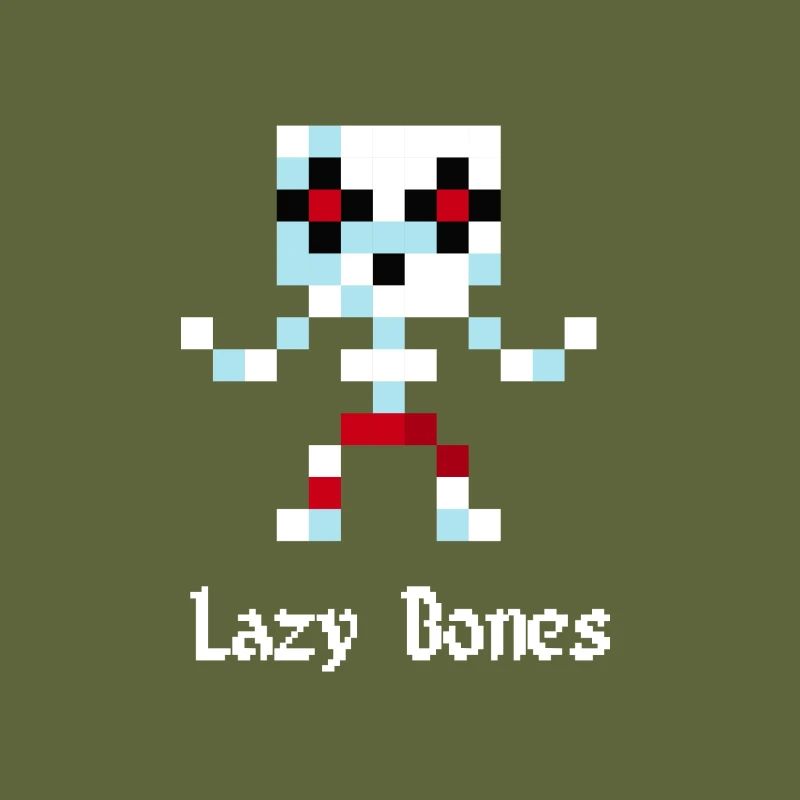 8-bit skeleton (Lazy Bones)