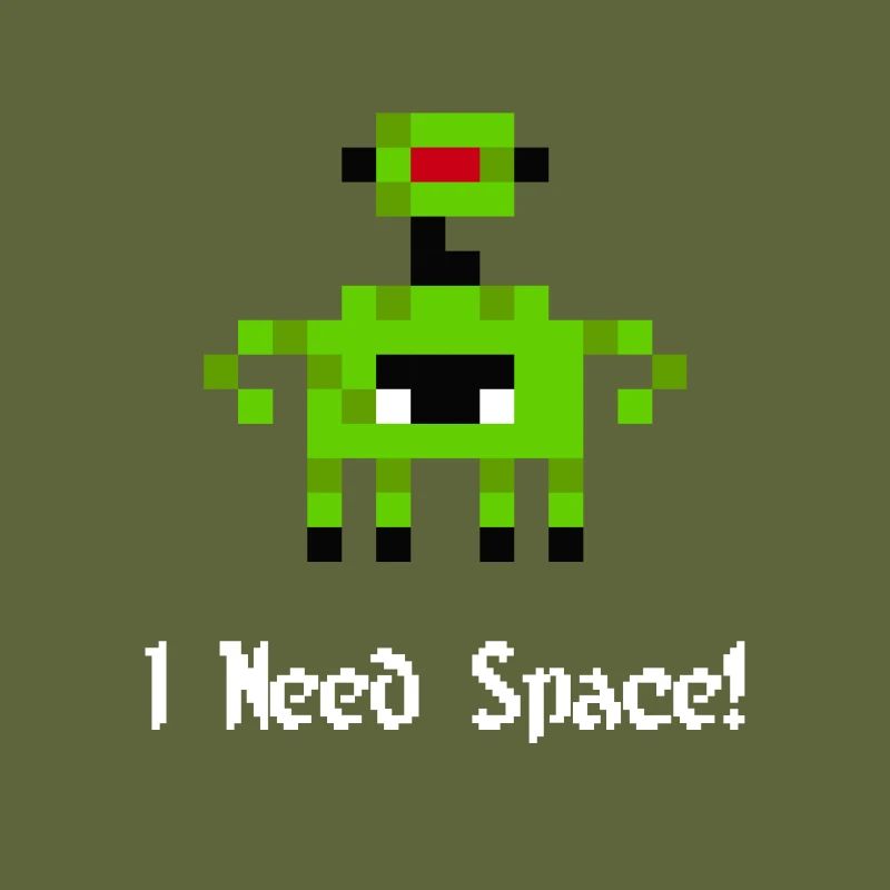 8-bit alien (I Need Space)