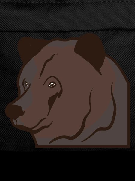 Bear head brown bear