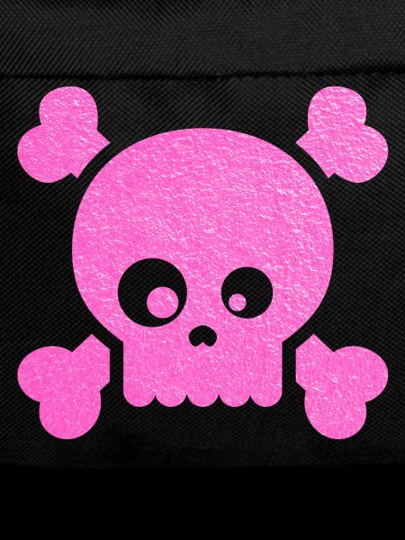 Pink Skull Pop Art Crossbones