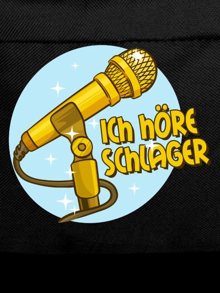 Schlager Schlagermusic Schlagerfan Mikrofon Spruch