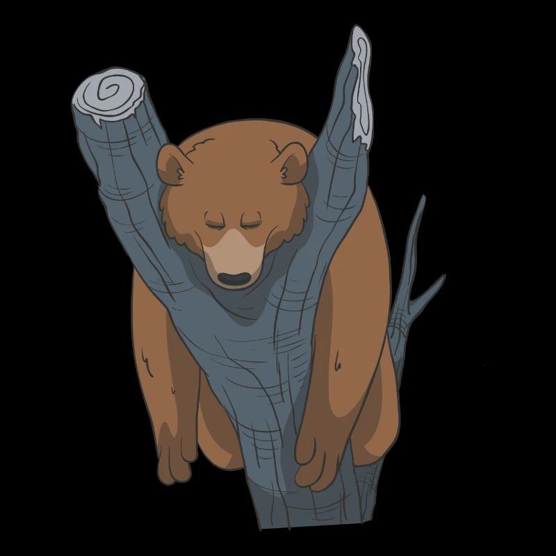 Schlafender Bär Geschenk Idee