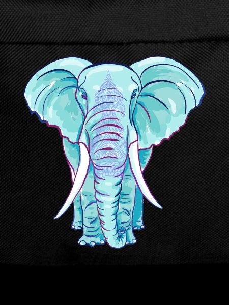 The blue elephant